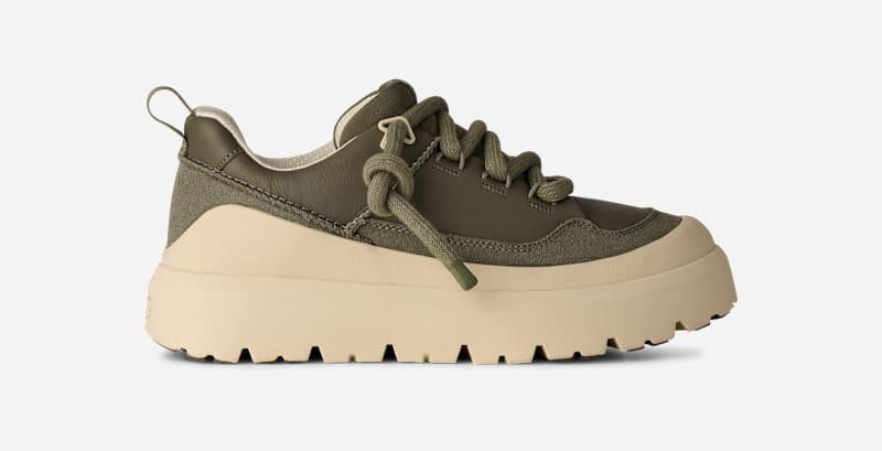 UGG Heritage Utility Trainer for Men in Green, Size 12, Leather/Polyester