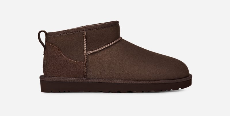 UGG Classic Ultra Mini Boot for Men in Dusted Cocoa, Size 6, Shearling/Polyester/Wool