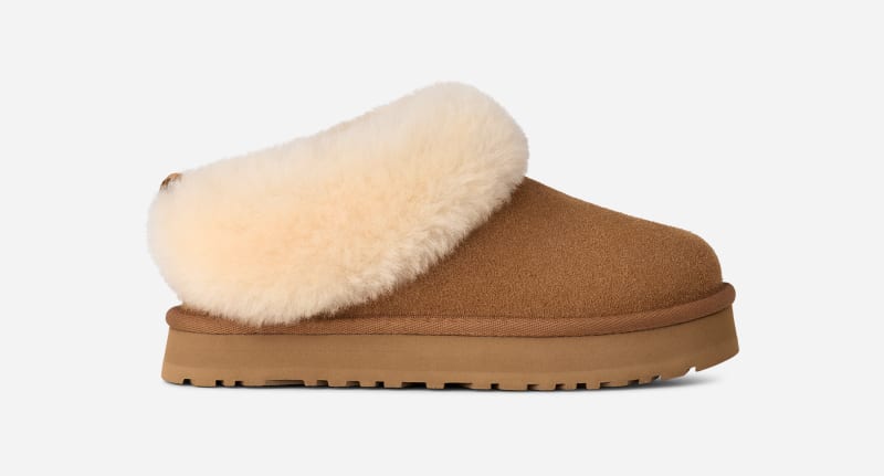 UGG Tazzelle for Kids in Brown, Size 1, Suede/Polyester
