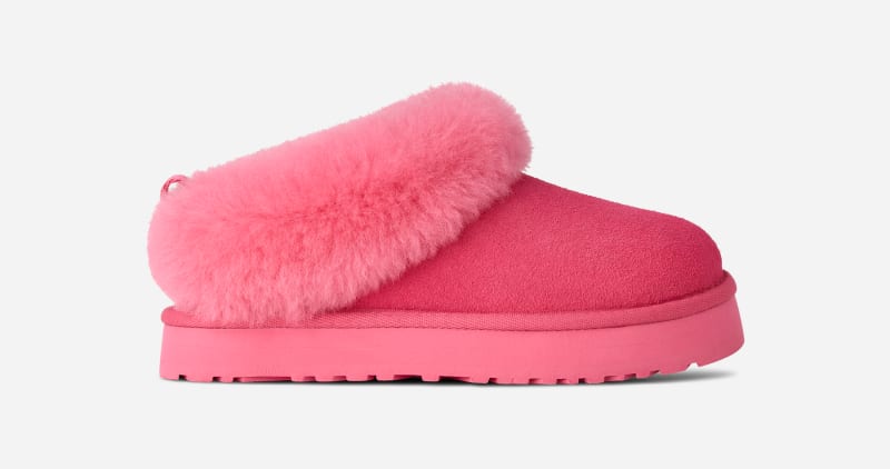 UGG Tazzelle for Kids in Pink Bloom, Size 1, Suede/Polyester