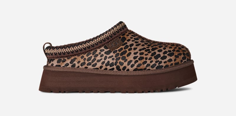 UGG Tazz Caspian for Women in Brown, Size 9, Cow Hair/Polyester/Wool
