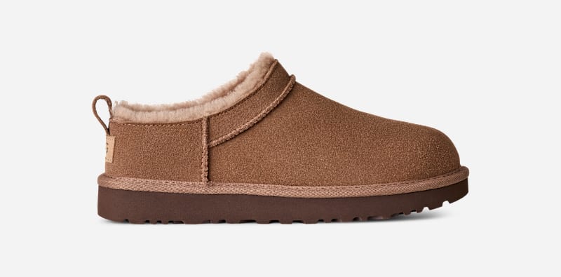 UGG Stivali Classic Micro in Rocky Oak, Taglia 42, Camoscio