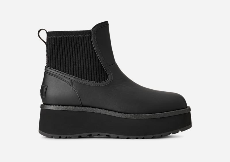 UGG Stivali Chelsea Cityfunc in Black, Taglia 38, Pelle