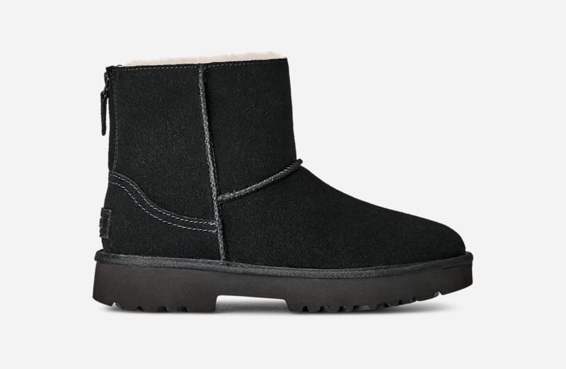 UGG® Women’s Marais Zip Up Sheepskin Classic Boots in Black, Size 6 UGG® Women’s Marais Zip Up Sheepskin Classic Boots in Black, Size 6