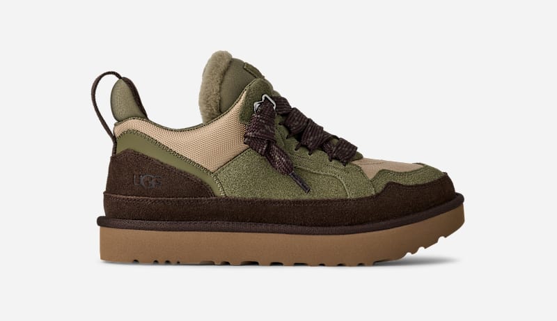 UGG Sneakers Lowmel in Green, Taglia 46, Camoscio/Tessuto/Recycled Materials