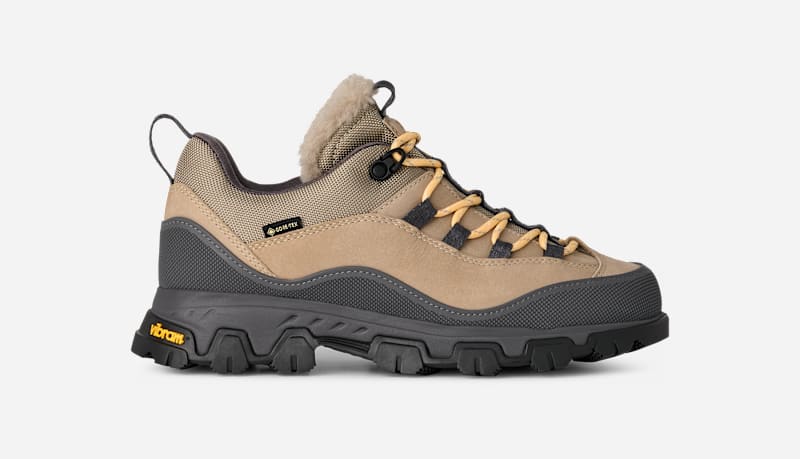 UGG MetroTrek Hiker Trainer for Women in Cobble Grey, Size 3, Leather/Polyester/Wool