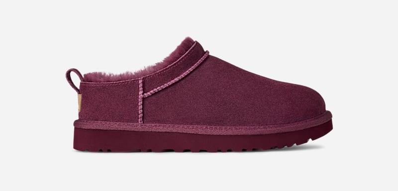 UGG Classic Micro-laars in Burnt Magenta, Maat 40, Suede