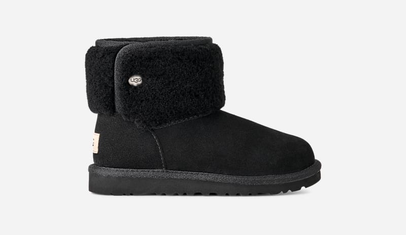 UGG Classic Jona Luxury Boot in Black, Maat 35, Suede