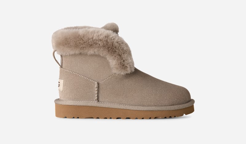 UGG Kids' Classic Mini Posy Boot in , Size 32.5 | Suede
