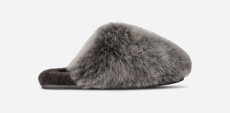 UGG Scuffette Chalet Slipper for Women in Grey, Size 5, Shearling/Polyester