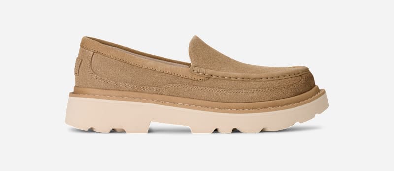 UGG Ascot Lug for Men in Brown, Size 12, Suede/Polyester/Wool