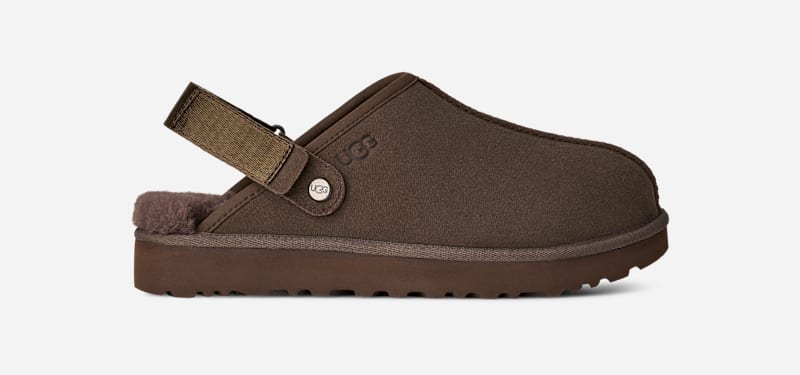 UGG Lanah-klomp in Molasses, Maat 38, Suede
