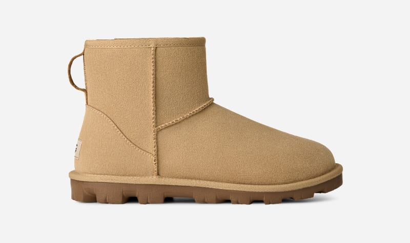 UGG Essential Mini-laars voor dames in Beige, Maat 39, Suede