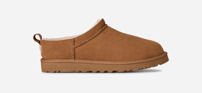 UGG Classic Micro Boot for Men in Brown, Size 10, Suede/Polyester