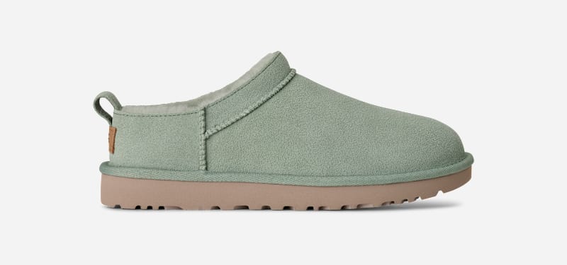 Stivali UGG Classic Micro da donna in Artichoke, Taglia 38, Camoscio