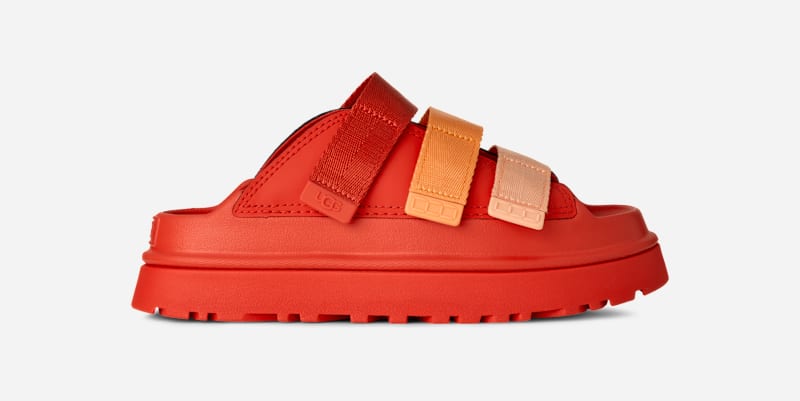 UGG Sandalias GoldenGlow en Red Pepper Multi, Talla 37, SintéTico