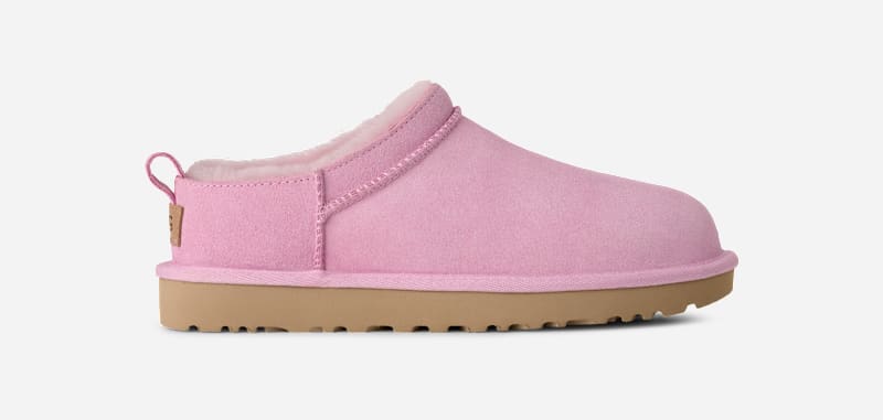 UGG Classic Micro Boot for Women in Pink Diamond, Size 4, Suede/Polyester/Leather
