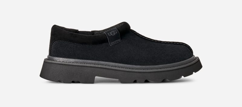 UGG® Tasman Lug in Black, Size 9, Suede/Polyester/Wool