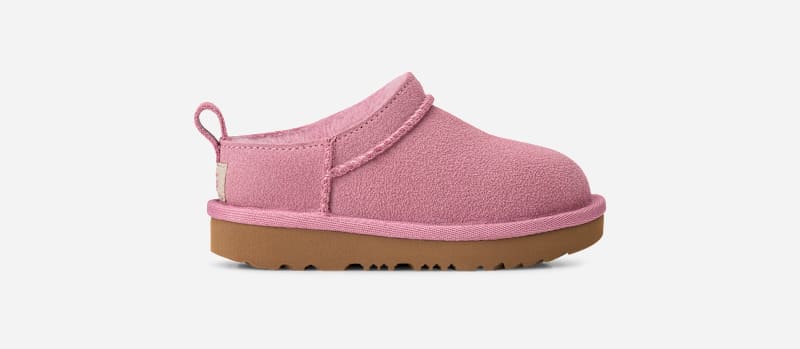 UGG® Classic Micro Boot in Dusty Orchid, Size 7, Suede/Polyester/Wool