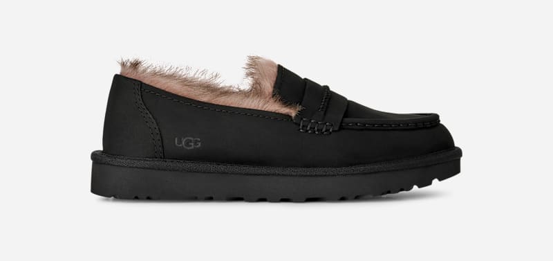 UGG Ellis Nubuck Loafer Sheepskin Shoes