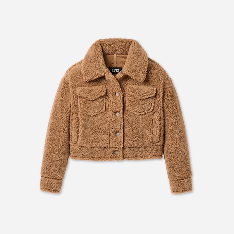 UGG® Women's Frankie Short Trucker Jacket Fleece