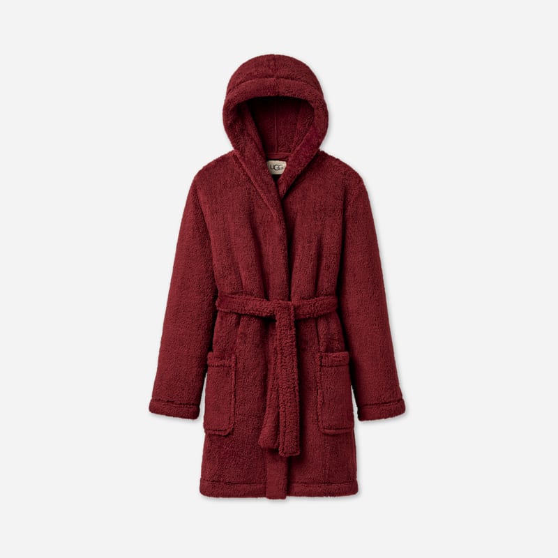 Ugg ® Women's Aarti Fleece Tops In Coffee Berry In Red