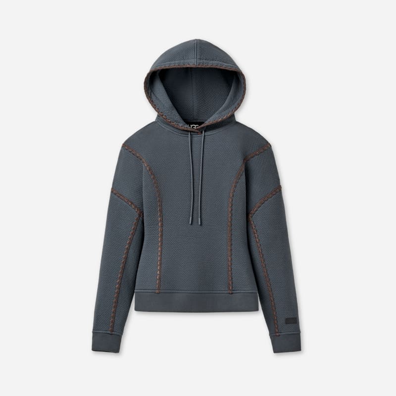 Ugg ® Women's Dina Shell Stitch Hoodie In Eve Blue