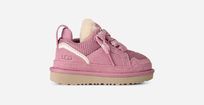 UGG® Lowmel for Kids in Dusty Orchid, Size 11, Suede/Textile/Polyester