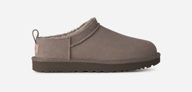 UGG® Classic Micro Boot in Dried Oregano/Major Brown, Size 8, Polyester/Leather