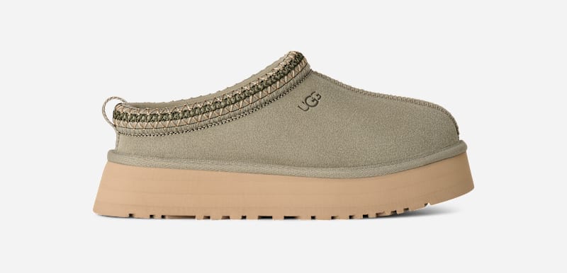 Ugg ® Women's Tazz Ii Sheepskin Slippers In Bay Leaf