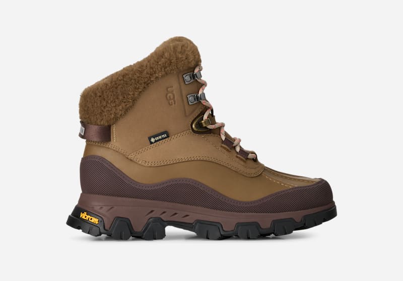 UGG® Adirondack Meridian Hiker for Women in Brown, Size 4, Leather/Nubuck/Wool