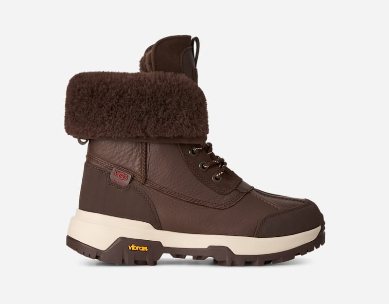 UGG® Adirondack Boot XXV for Women in Brown, Size 3, Leather/Polyester/Wool