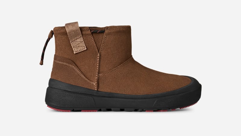 UGG® Classic Mini Outpost Boot in Brown, Size 9, Wool