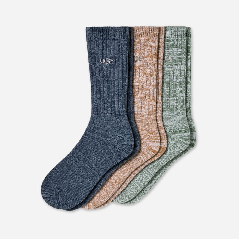 UGG Trey Rib Knit Cozy 3 Pack Polyester