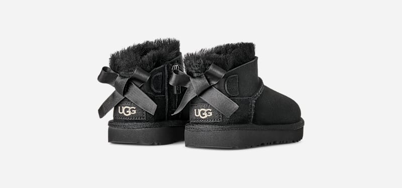 UGG® Toddlers' Ultra Mini Bailey Bow Sheepskin Classic Boots