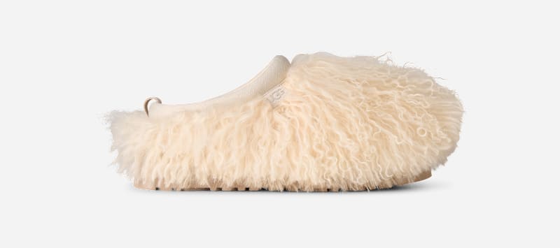 UGG Tazz Fluff Momma sloffen voor dames - crème