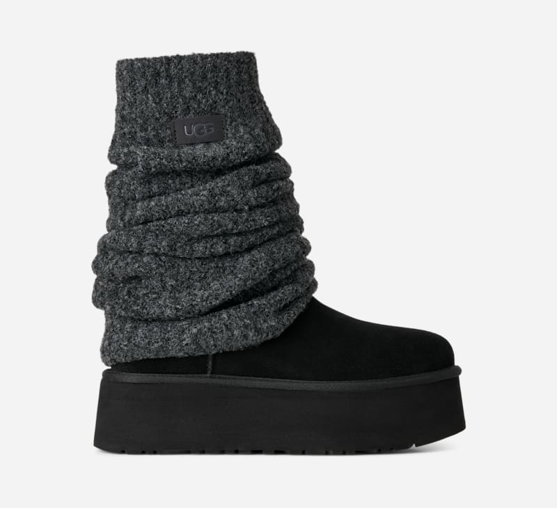 UGG Classic Mini Dipper Legwarmer Knit Classic Boots