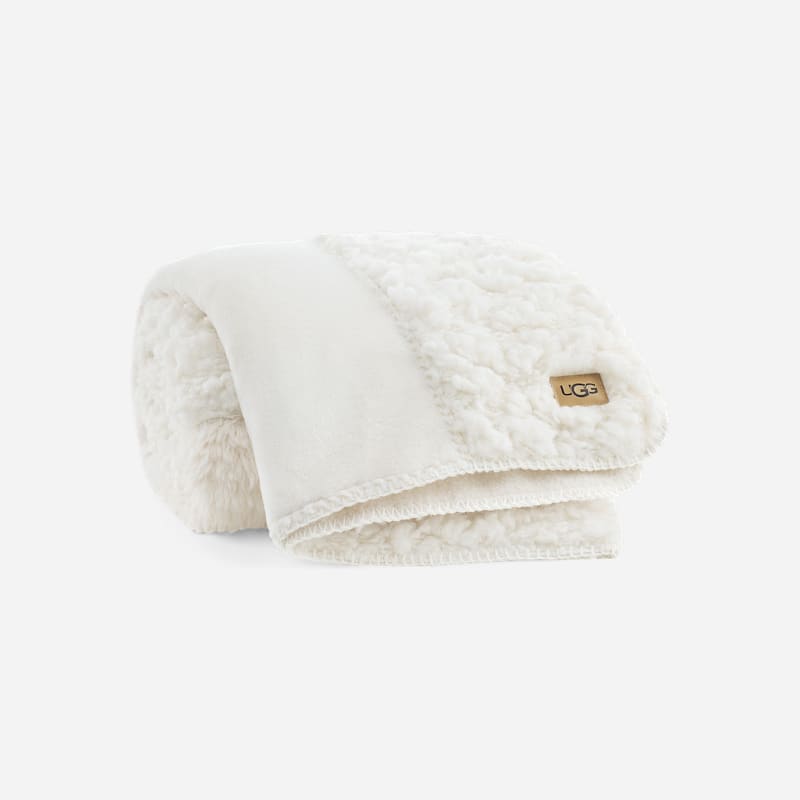 UGG® Harlan Throw 50"x70" Blankets in Snow