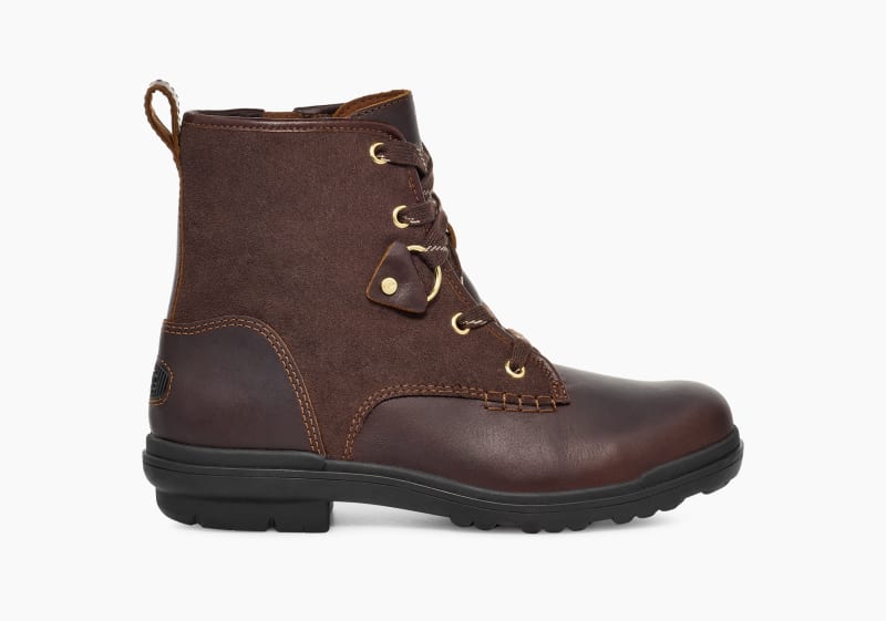 Ugg tie clearance up boots