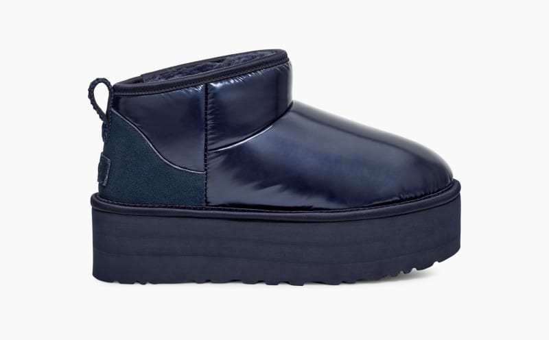 Shiny best sale leather uggs