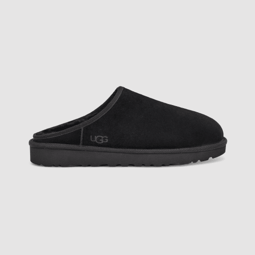 UGG Classic Slipper für Herren in Black, Größe 46, Veloursleder