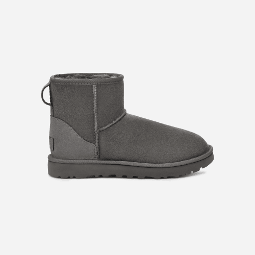 UGG Classic Mini II for Women in Grey, Size 5, Twinface/Polyester/Leather
