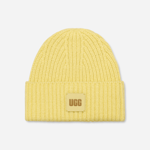 Breit gerippte UGG Beanie für Damen in Hopper, Größe O/S, Wolle