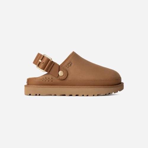 UGG Goldenstar Villa Clog für Damen in Brown, Größe 40, Leder
