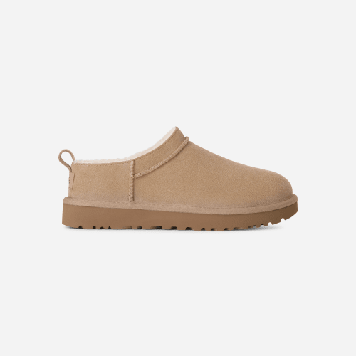 UGG Classic Micro for Women in Tan, Size 3, Suede/Polyester/Leather