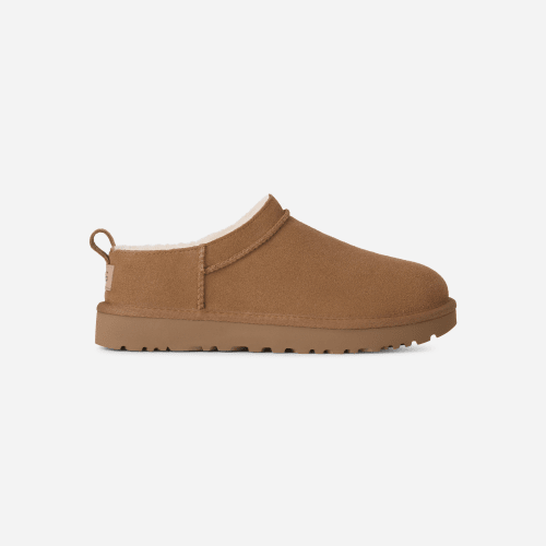 UGG Classic Micro for Women in Brown, Size 6, Suede/Polyester/Leather