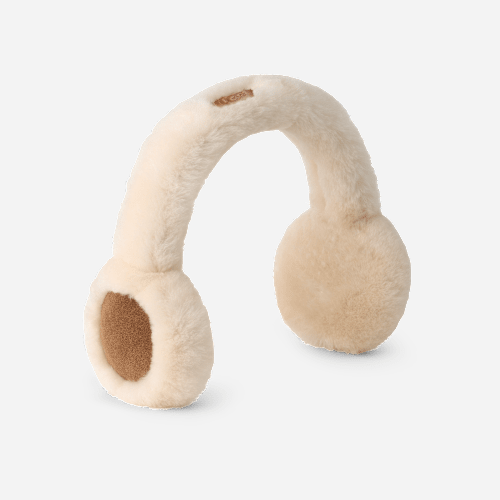 UGG Sheepskin Wireless Earmuff for female in Chestnut