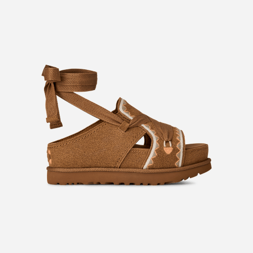 UGG Goldenstar Hi Artistitch Sandal for Women in Chestnut Multi