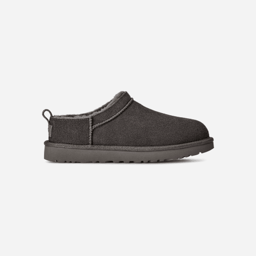 UGG Classic Micro Boot for Women in Dense Smoke, Size 3, Suede/Polyester/Leather