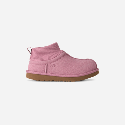 UGG Unisex Classic Ultra Stretch Cuff Boot for Kids in Dusty Orchid, Size 2